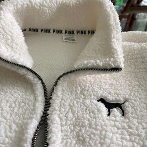 Large Victoria Secret (Pink) cream pullover sweater